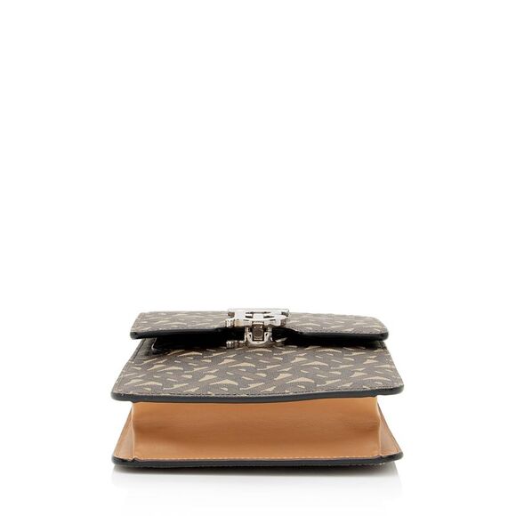 Burberry E-Canvas TB Monogram Robin Mini Messenger - Picture 4 of 15
